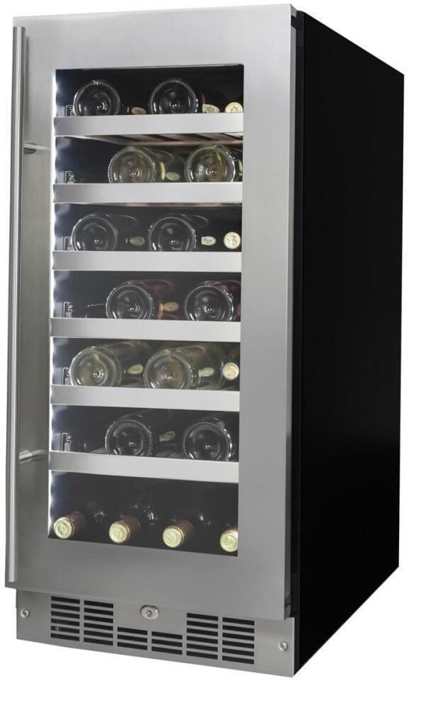 Danby SPRWC031D1SS Silhouette Professional Series 15 Inch Stainless Steel Wine Cooler