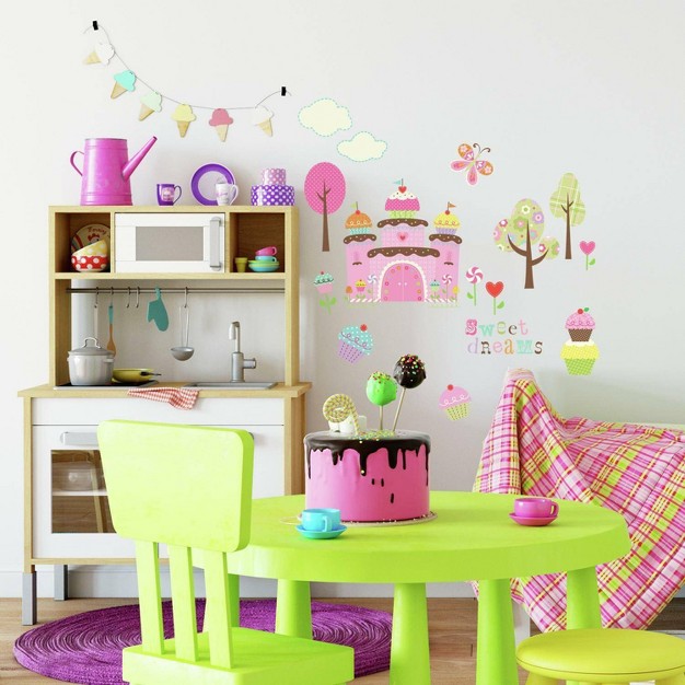 Happi Cupcake Land Peel And Stick Wall Decal Roommates