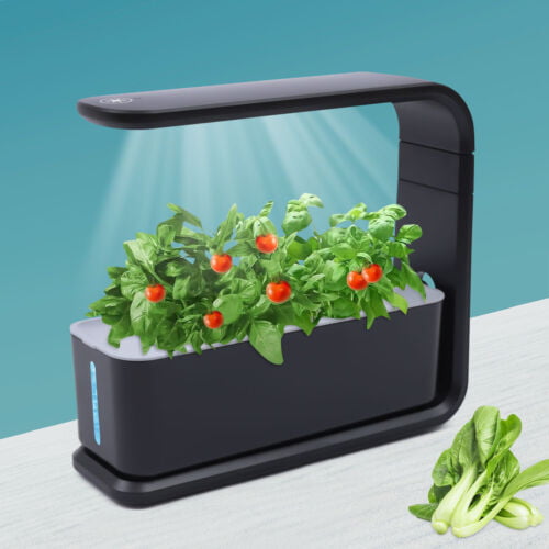 Hydroponics Growing System with 3 Pods Indoor Herb Garden Kit with 15W LED Light