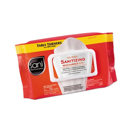 Sani Professional NoRinse Sanitizing  MultiSurface Wipes  NICM30472