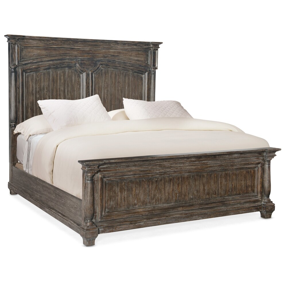 Hooker Furniture 5961 90266 KING PANEL BED Traditions King Wood Bed