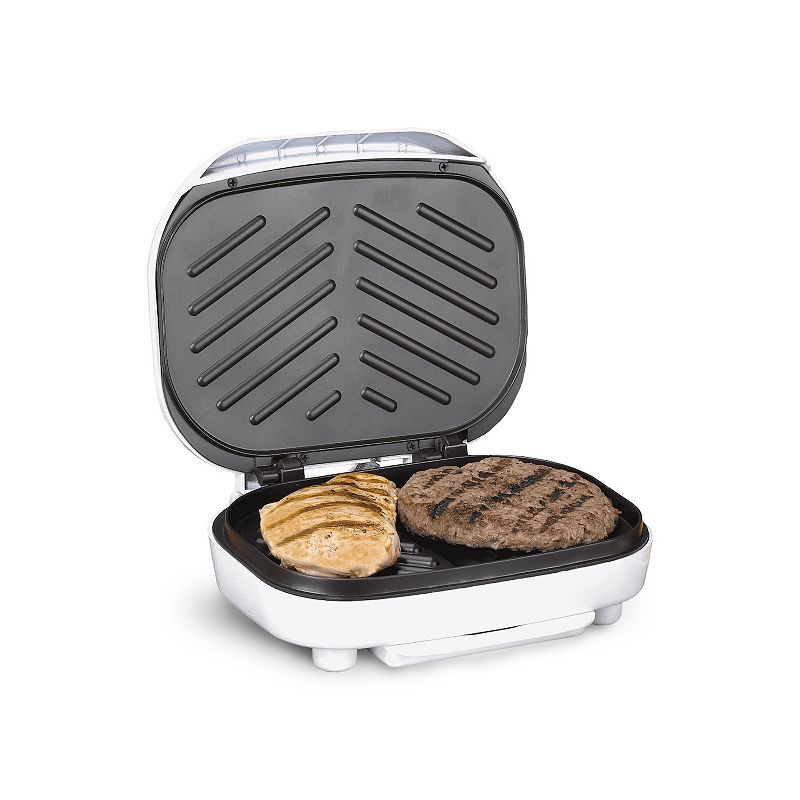 Brentwood Electric Contact Grill 2 Slice Capacity - White