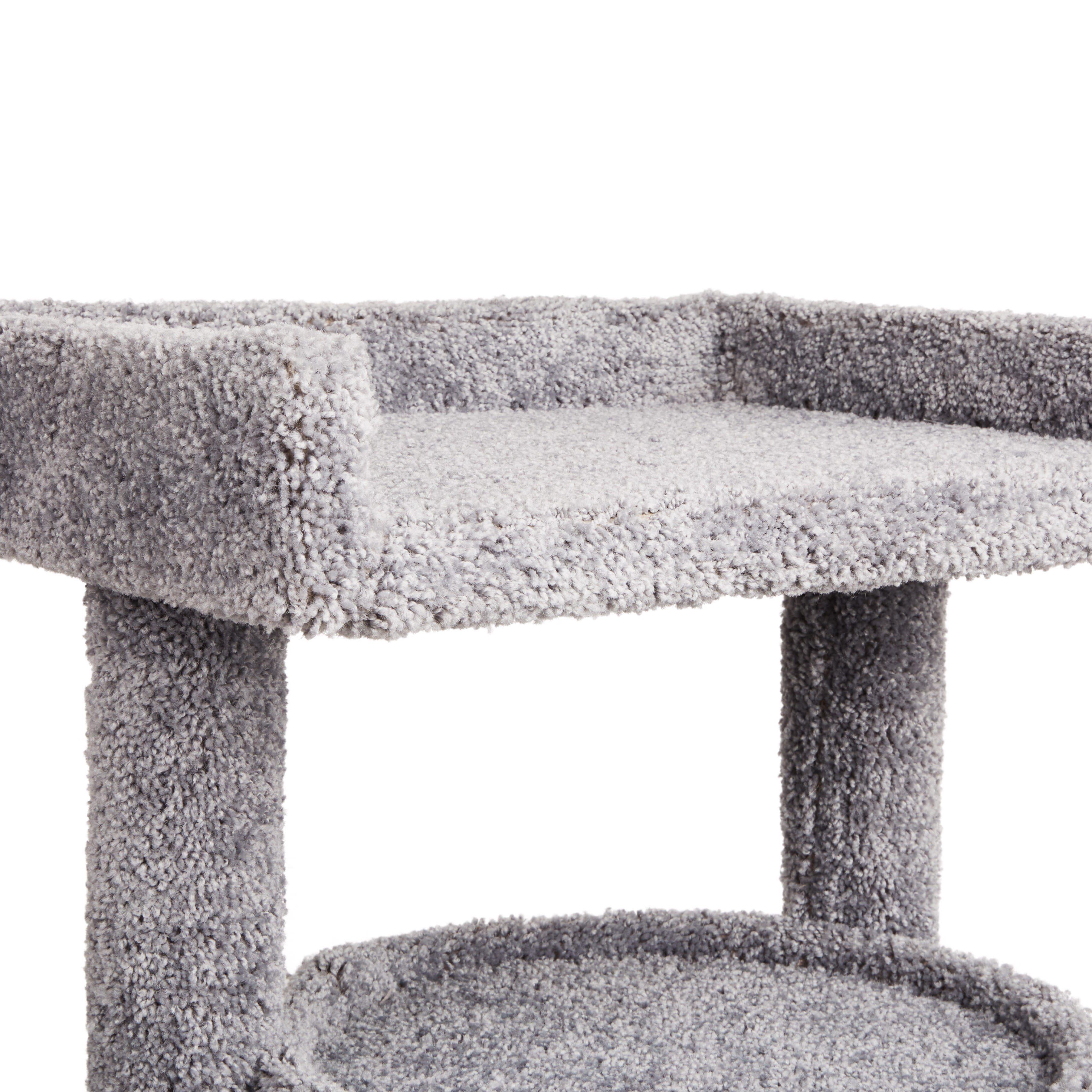 EveryYay Lookout Loft Cat Tree with Carpet Diner and Condo， 20