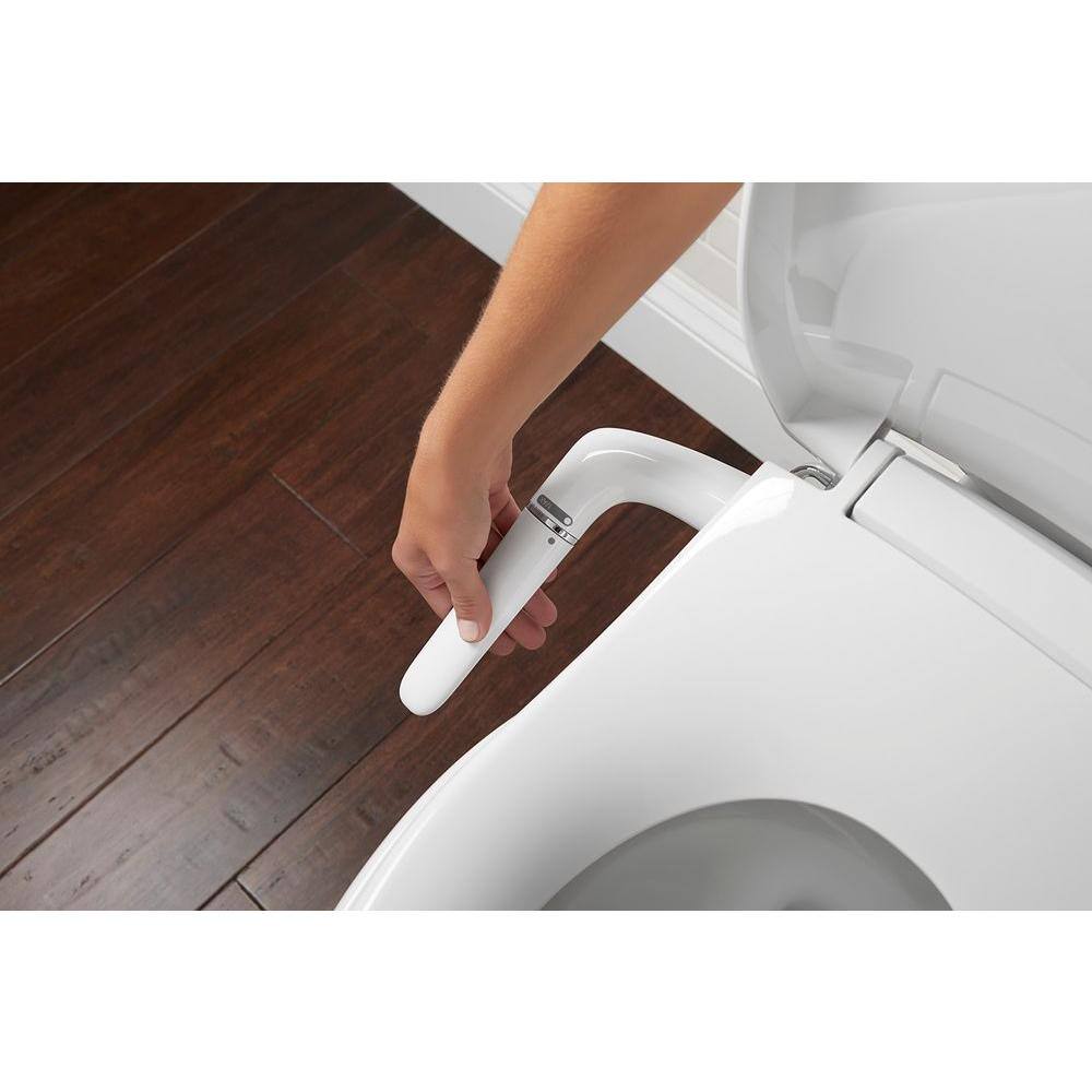 KOHLER Puretide Non- Electric Bidet Seat for Elongated Toilets in White K-5724-0