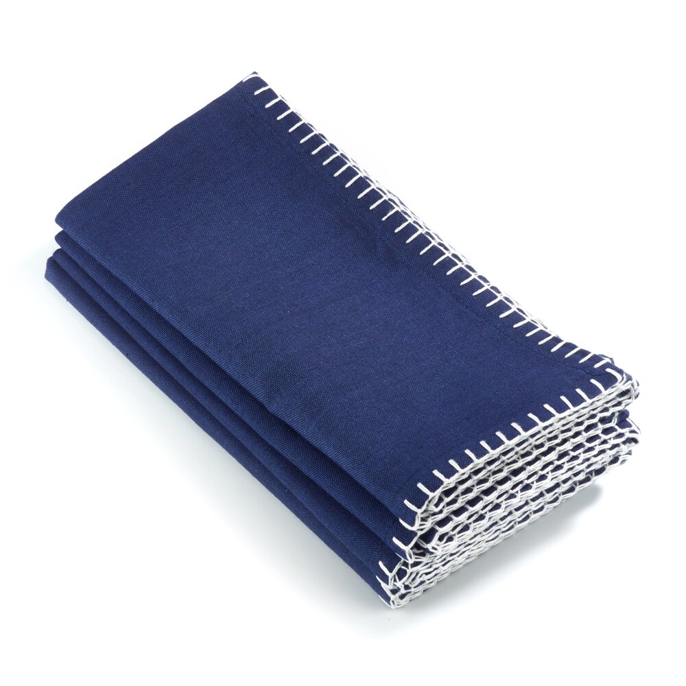 Whip Stitched Design Napkin (Set of 4)