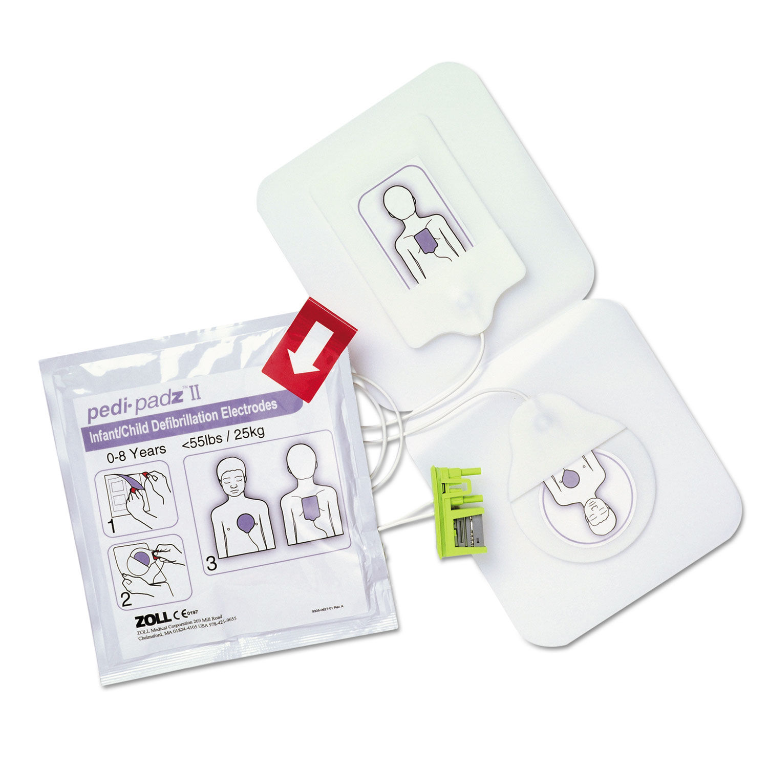 Pedi-padz II Defibrillator Pads by ZOLLandreg; ZOL8900081001