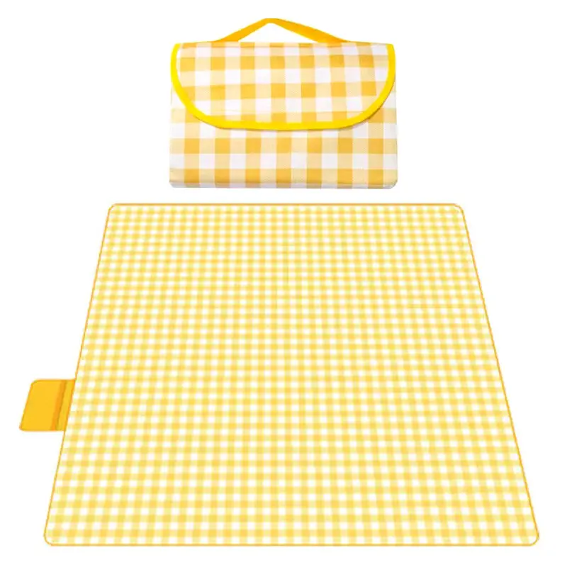 Outdoor Camping Picnic Moisture Proof Picnic Mat Portable Thickened 600D Oxford Cloth Waterproof  Picnic mat