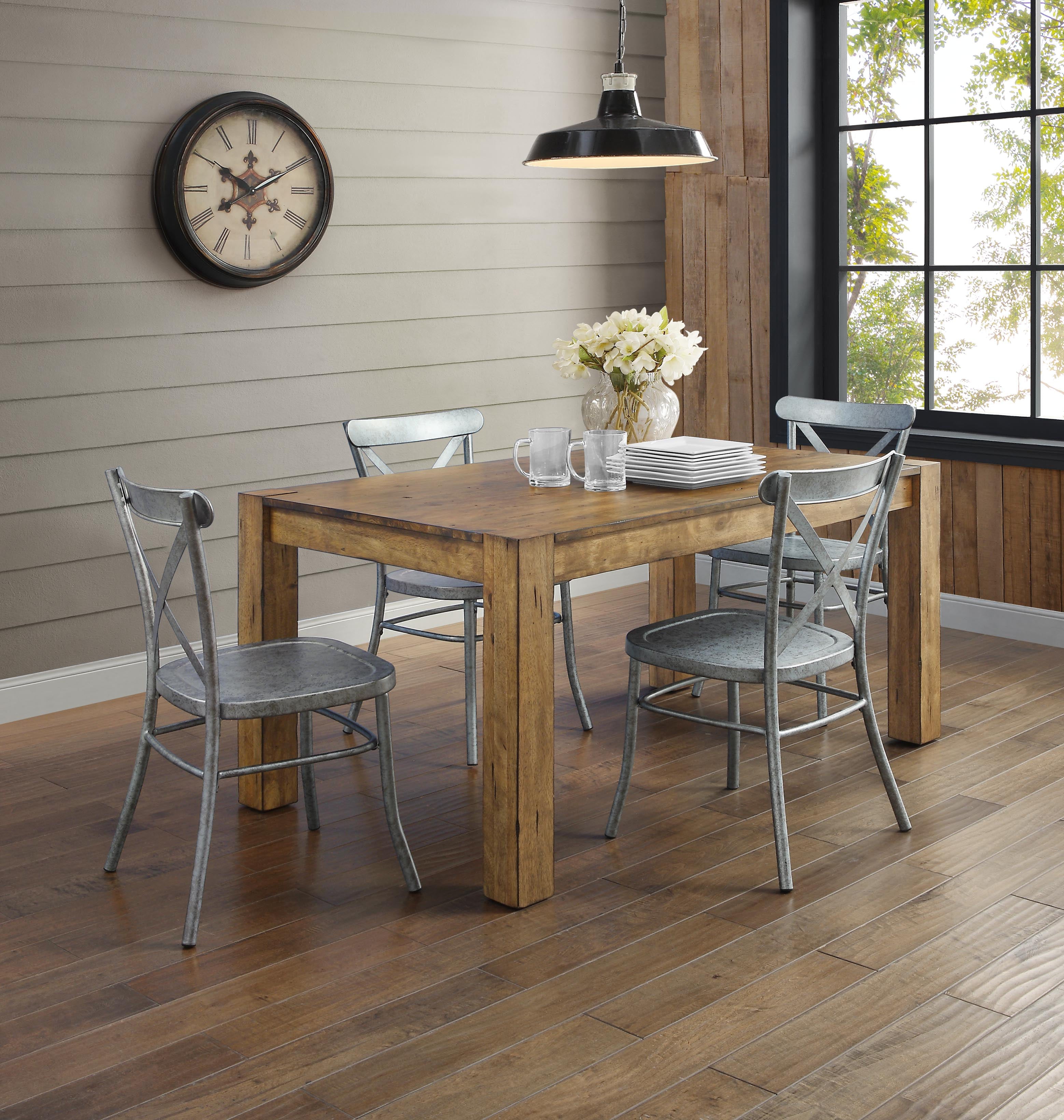 Better Homes & Gardens Bryant Solid Wood Dining Table, Rustic Brown