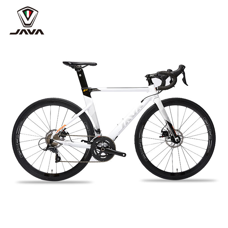 JAVA SILURO 3 road bike 18 speed carbon fiber bicycle for adult Disc brake Carbon fiber front fork of aluminum frame SILURO3