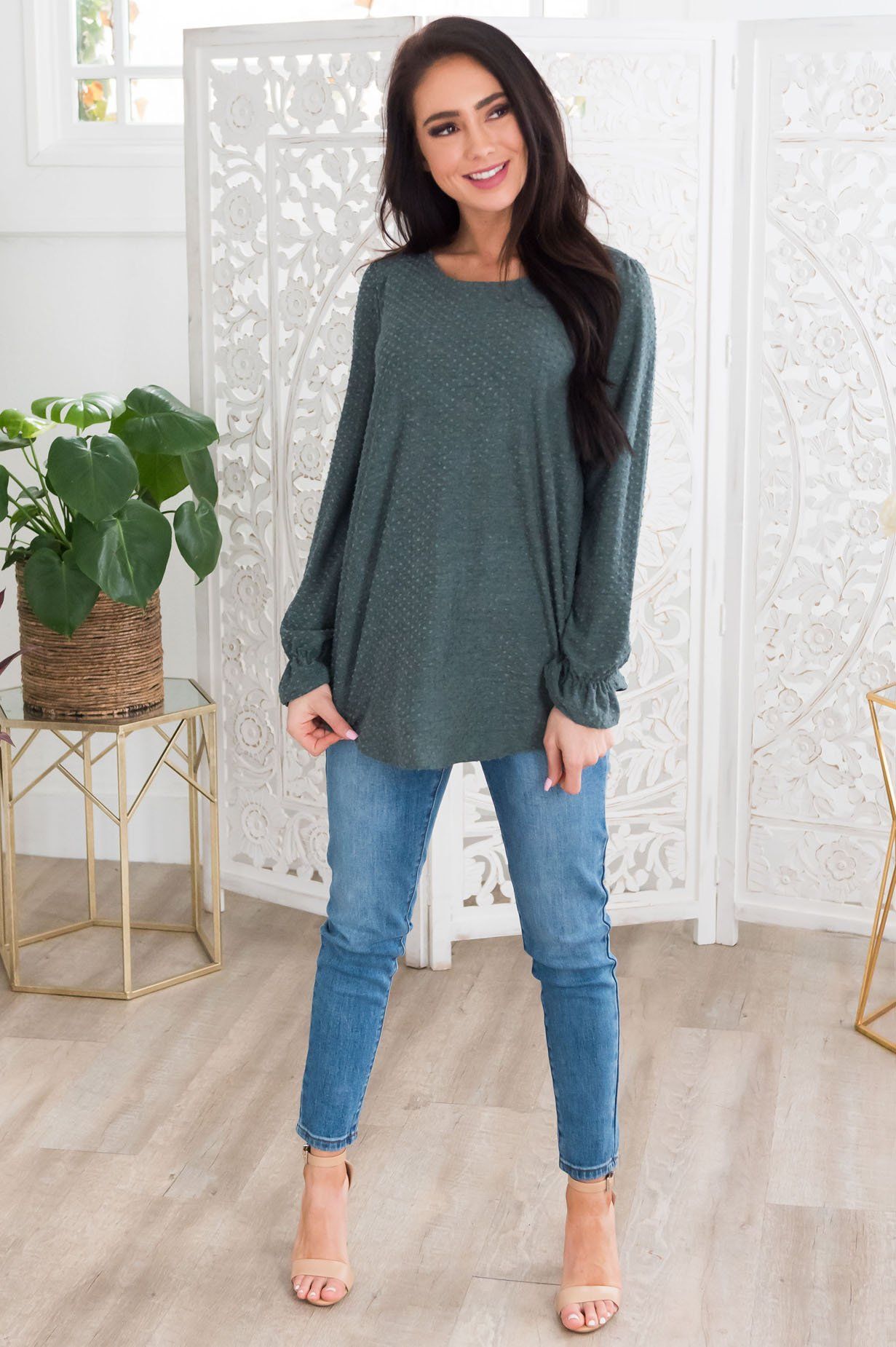 Dare To Be You Modest Top