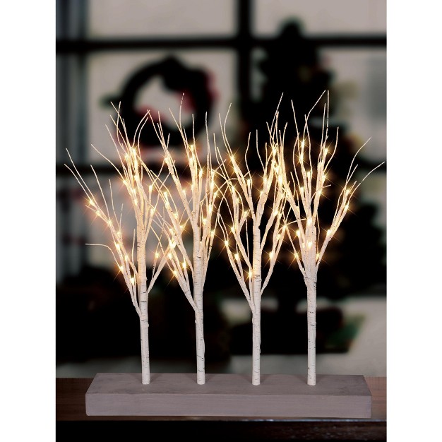 Led Battery Operated Warm White Cluster Tree