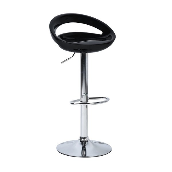 Ergonomic Streamlined Stools Set of 2 ABS Counter Height Bar Chairs