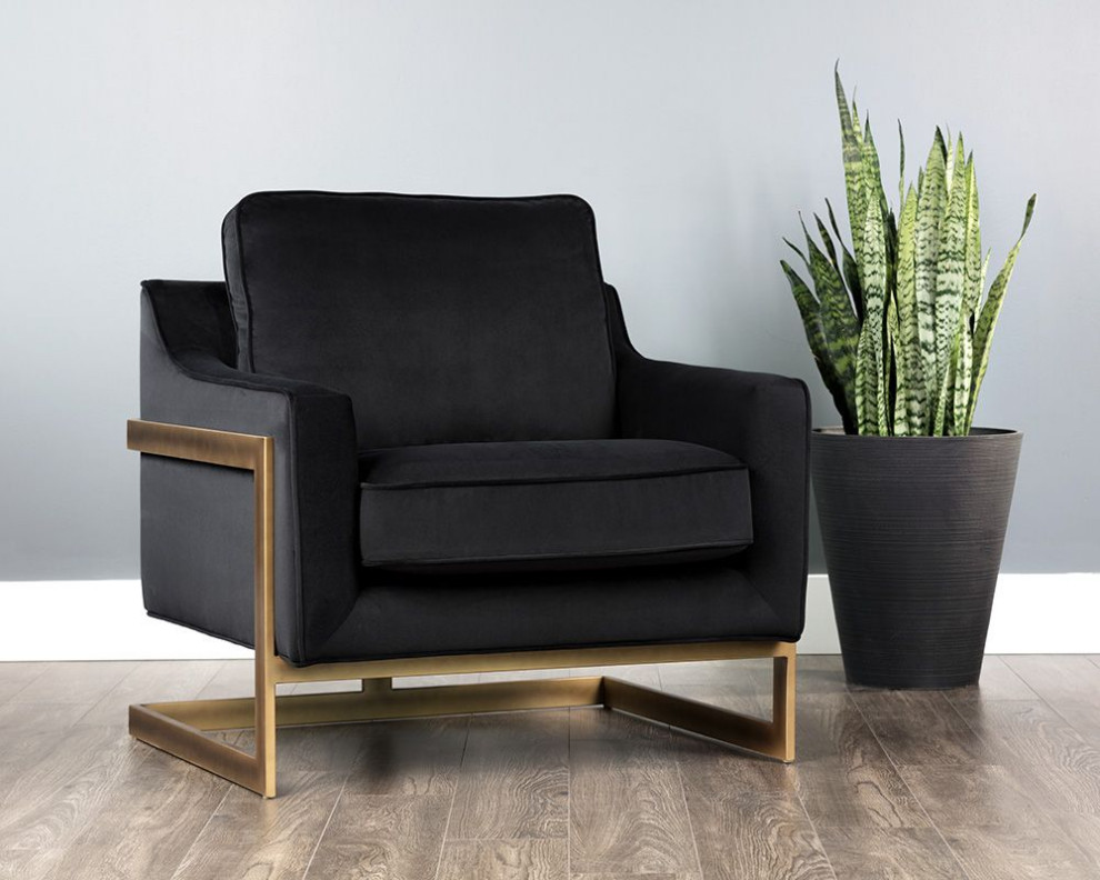 Sunpan Irongate Kalmin Armchair   Transitional   Armchairs And Accent Chairs   by Unlimited Furniture Group  Houzz