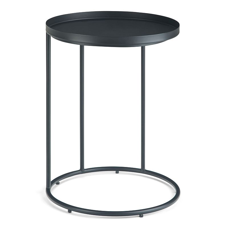 Simpli Home Monet Metal End Table