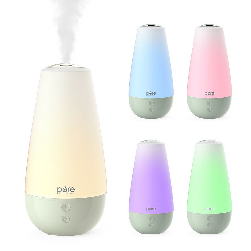 Pure Enrichment PureBaby? 3-in-1 Whisper-Quiet Humidifier， Color-Changing Night Light， and Essential Oil Diffuser