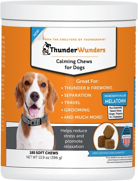 ThunderWunders Melatonin Calming Dog Chews