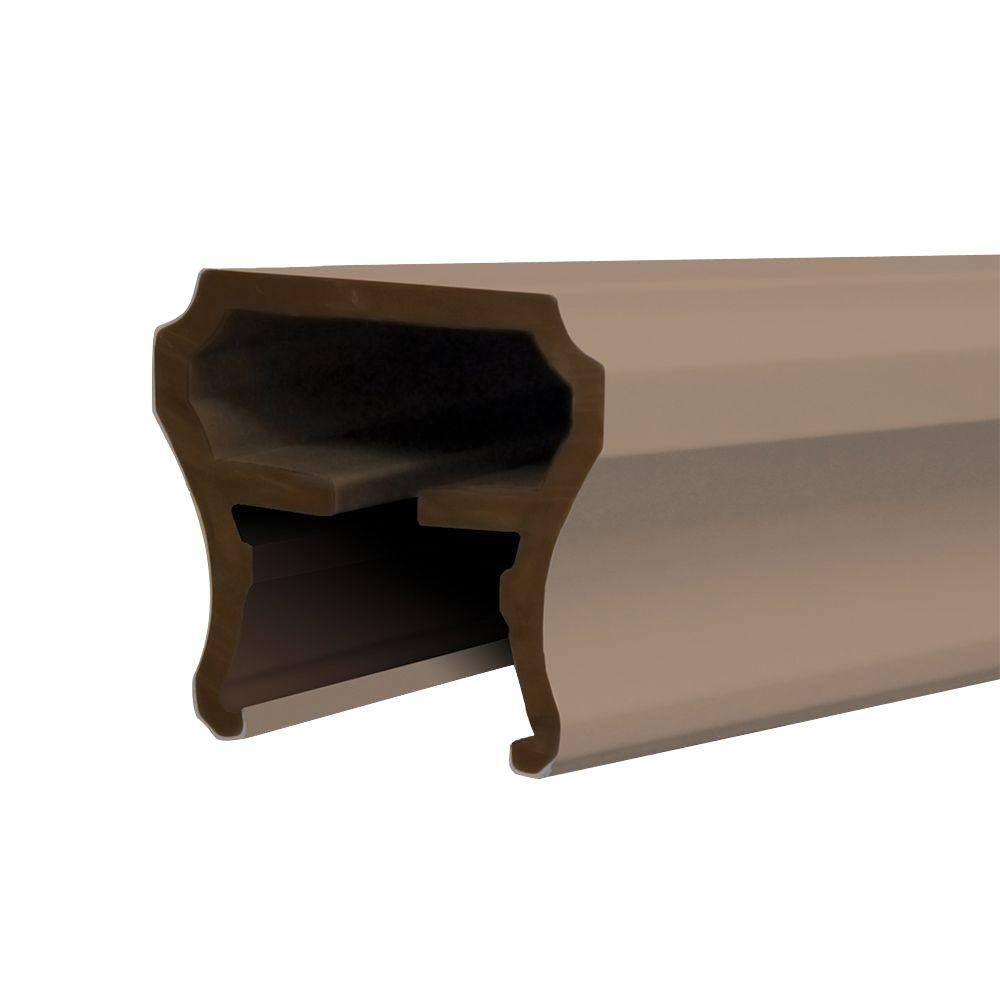 RDI 3-12 in. x 3-14 in. x 97 in. Vinyl Transform Top Rail 73019083