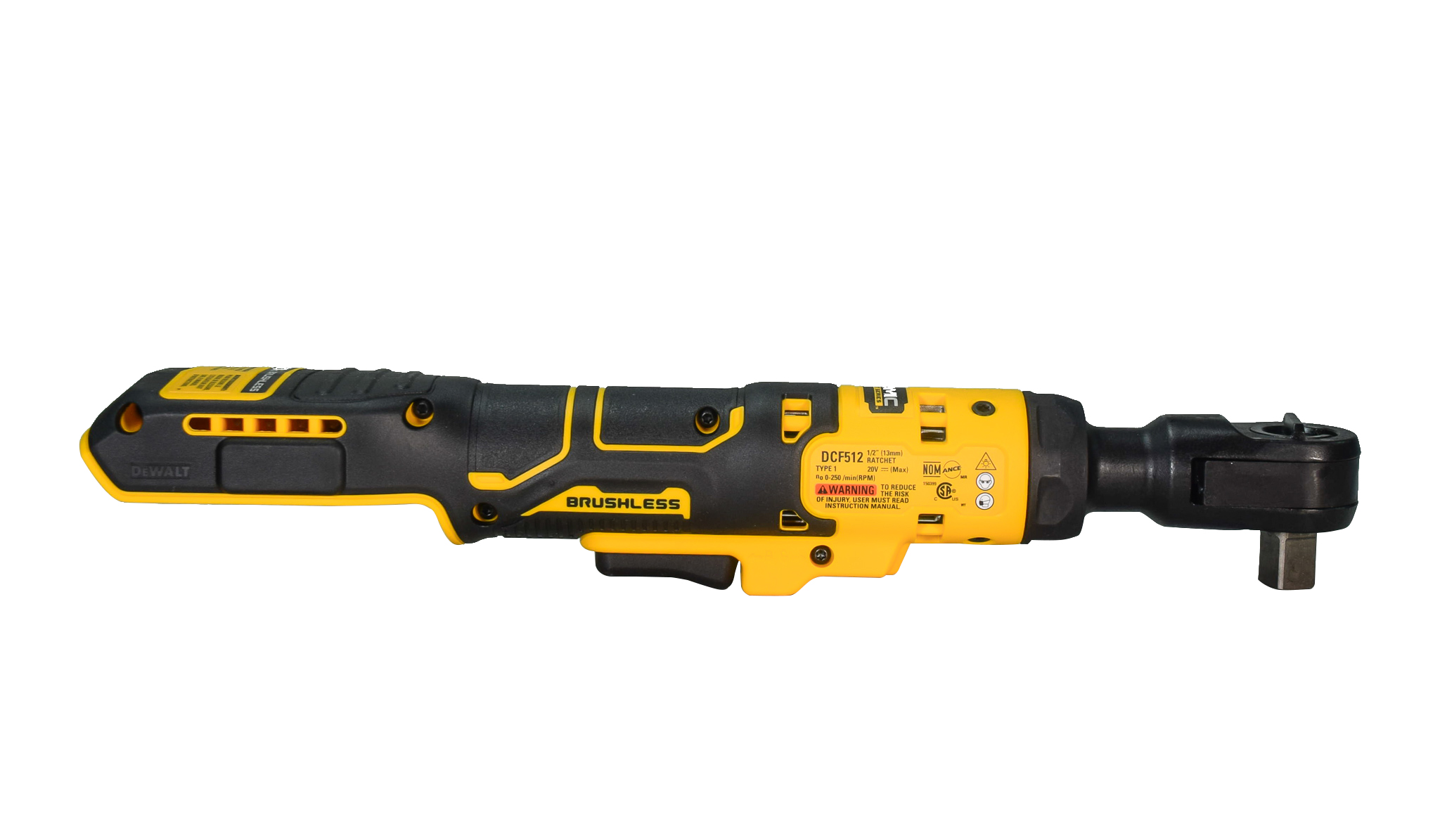 DW Atomic 20-Volt Max Cordless Drive， Black - Yellow， 250 Rpm Speed DCF512B