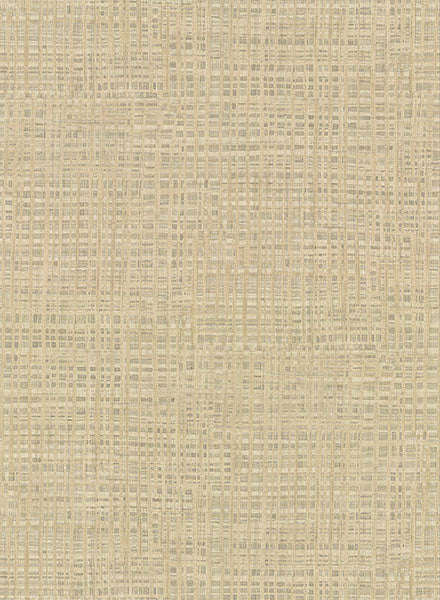 Sample Montgomery Khaki Faux Grasscloth Wallpaper from the Main Street Collection