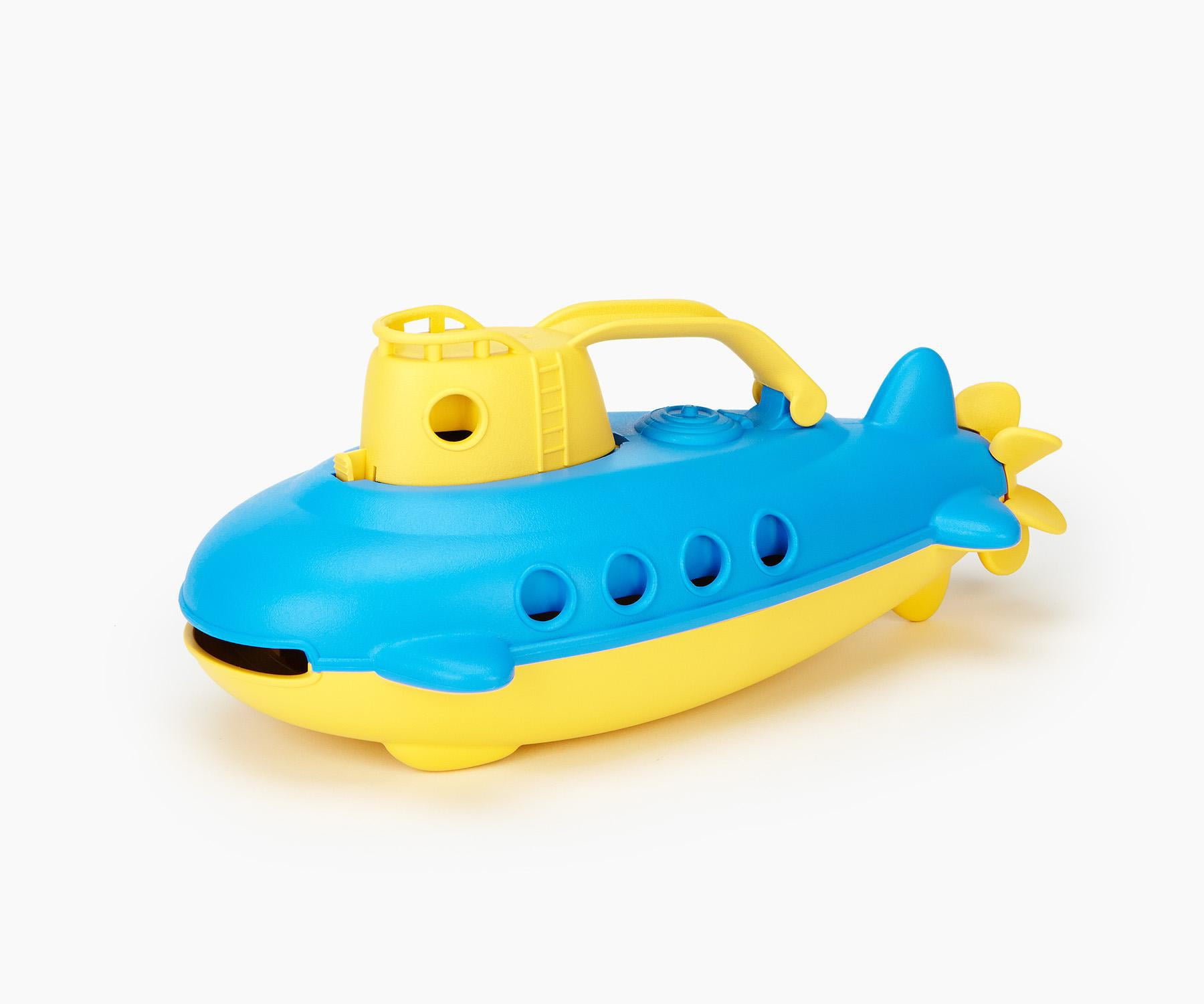 Green Toys Submarine Bath Toy， Yellow Cabin