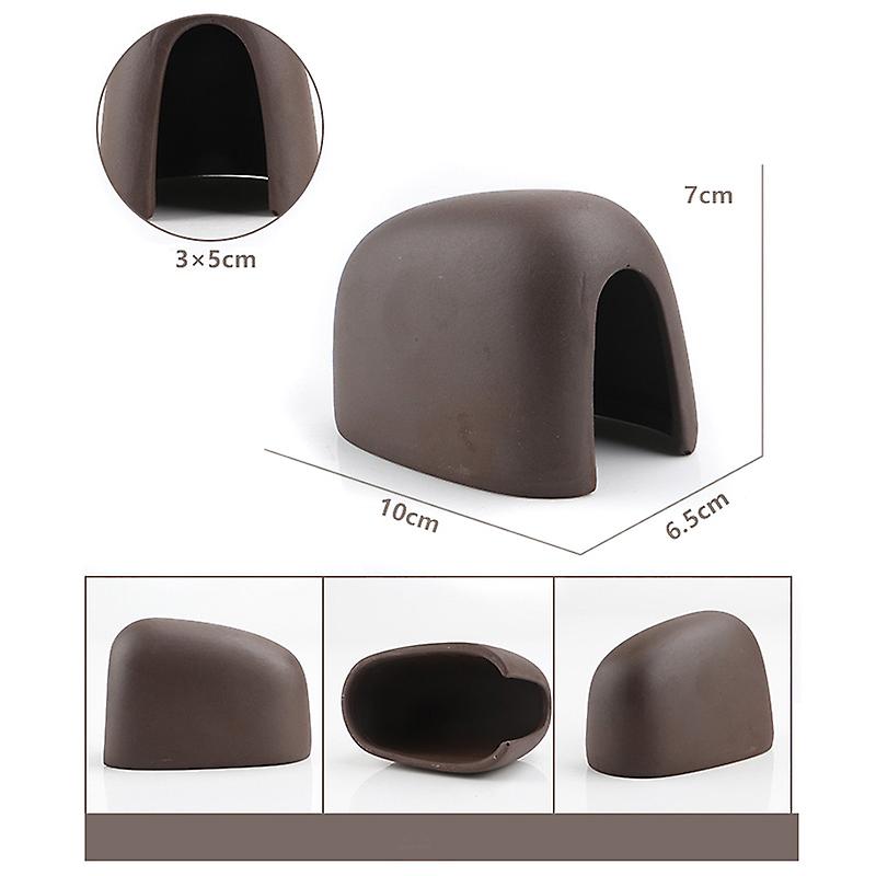 New Pottery Shrimp House Scorpion Fish Shrimp Dodge House Canister Simulation Stone Aquarium Fish Tank Decoration Decor No.341733