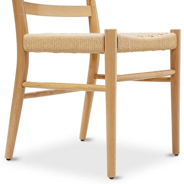 Poly and Bark Ray Dining Chair 2.0 (Set of 2) - Solid Wood Frame