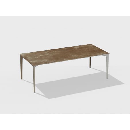 Table repas outdoor Allsize plateau en grés FAST