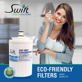 Swift Green Filters Compatible Refrigerator Water Filter for UKF7003 EDR7D1 Filter 7 (3-Pack) SGF-M07-3Pack