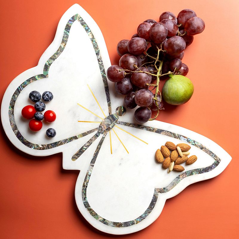 Butterfly Marble Cheese Board - Large