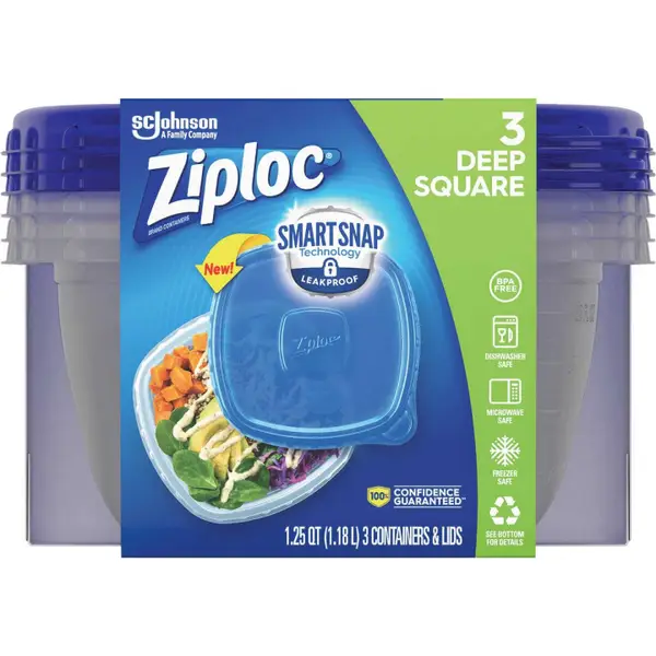 Ziploc 3 Pack Square Containers