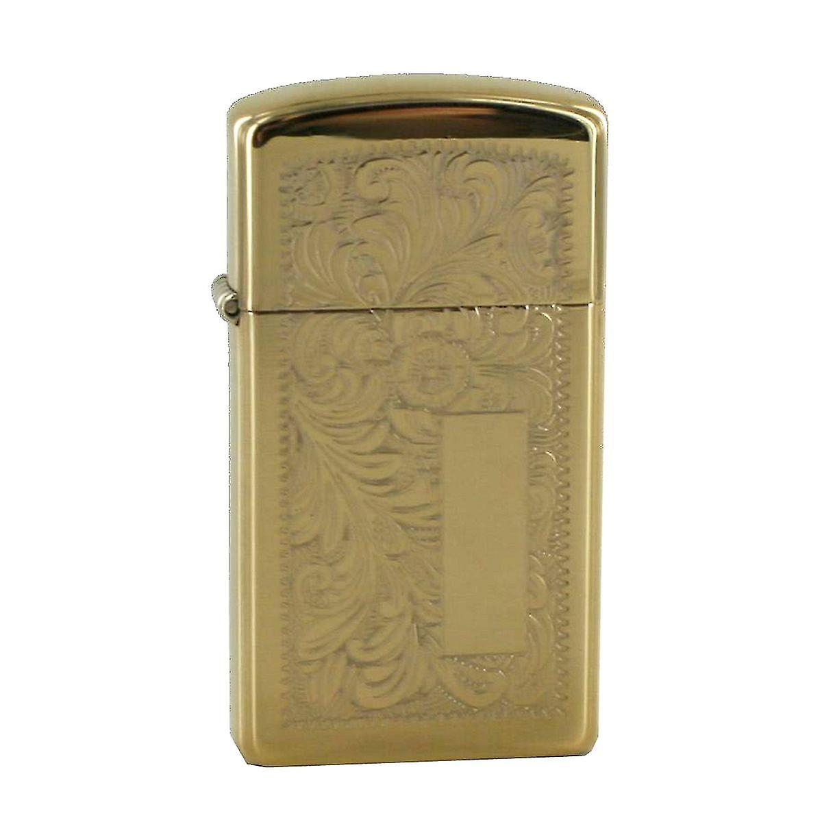 Zippo Lighter Model 1652B Slim Brass Venetian