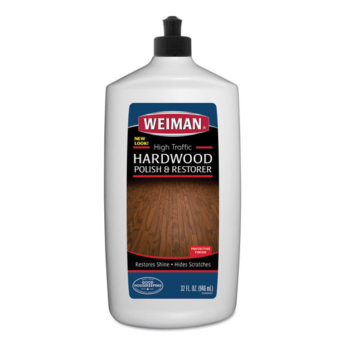 Weiman Products， LLC Weiman Products High Traffic Hardwood Polish and Restorer | 32 oz Squeeze Bottle， 6