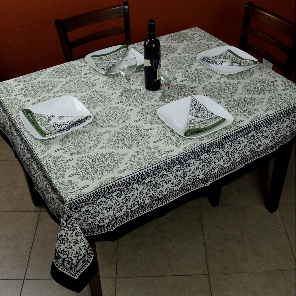 Cotton Captivating French Floral Tablecloth Collection Soothing Color