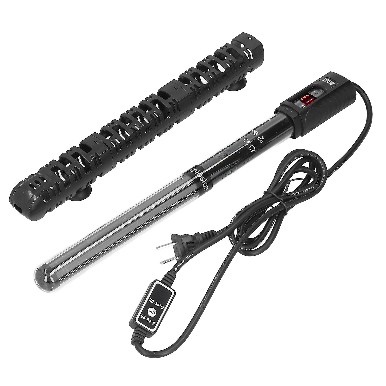 Aquarium Heater Adjustable Led Digital Display Fish Tank Heater With Protective Shell