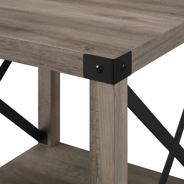 Magnolia Metal X End Table