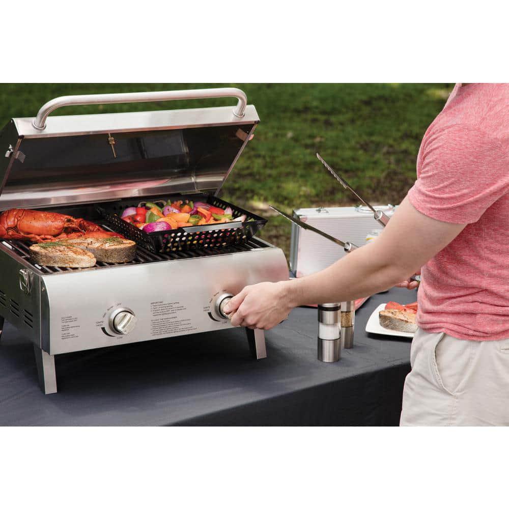 Cuisinart Portable Propane Tabletop Grill in Stainless Steel