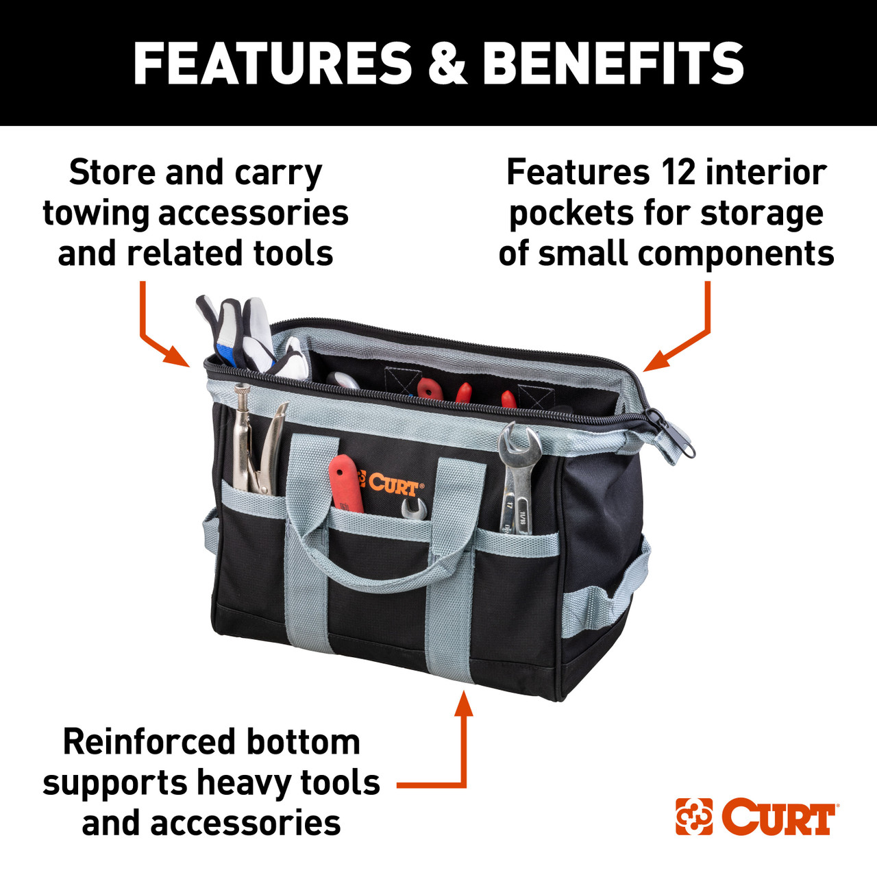 CURT Towing Accessories Storage Bag Carry Bag