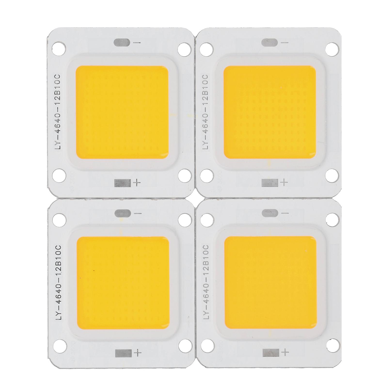 4Pcs COB Chip 3200K 60W 30‑34V LED Light Source for DIY Spot Light Downlight Ceiling Lamp Warm White