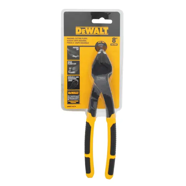 DEWALT 8 Diagonal Pliers with Prying Tip