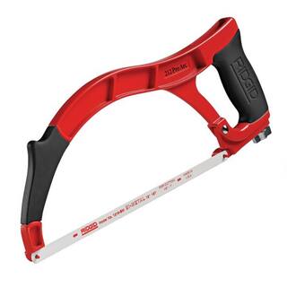 RIDGID 212 Pro Arc Aluminum High-Tension Hacksaw with 12 in. Blade  Rubberized Grip (Blade Cuts 45 or 90 Degree Angles) 20238