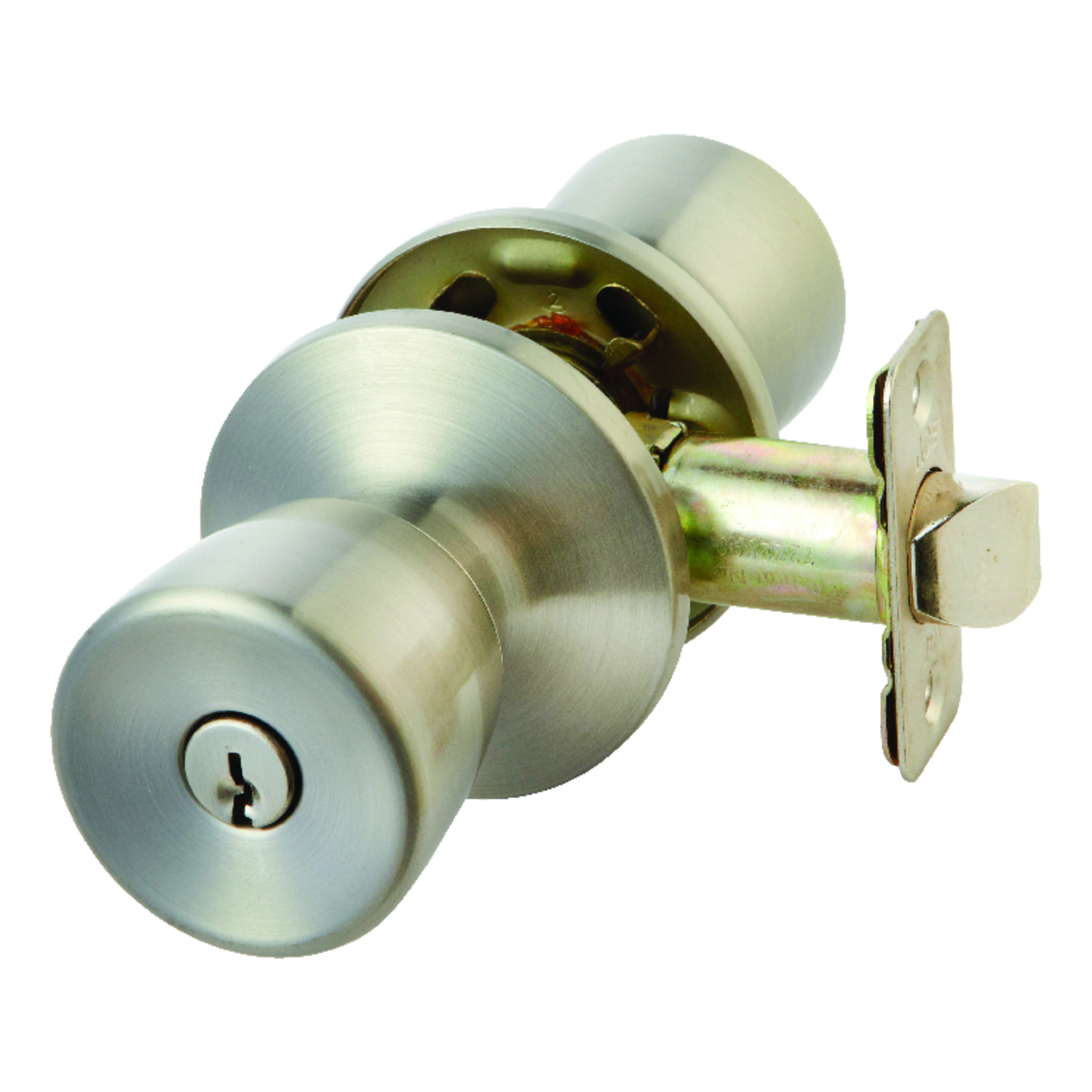 Ace Tulip Satin Stainless Steel Entry Lockset 1-3/4 in.