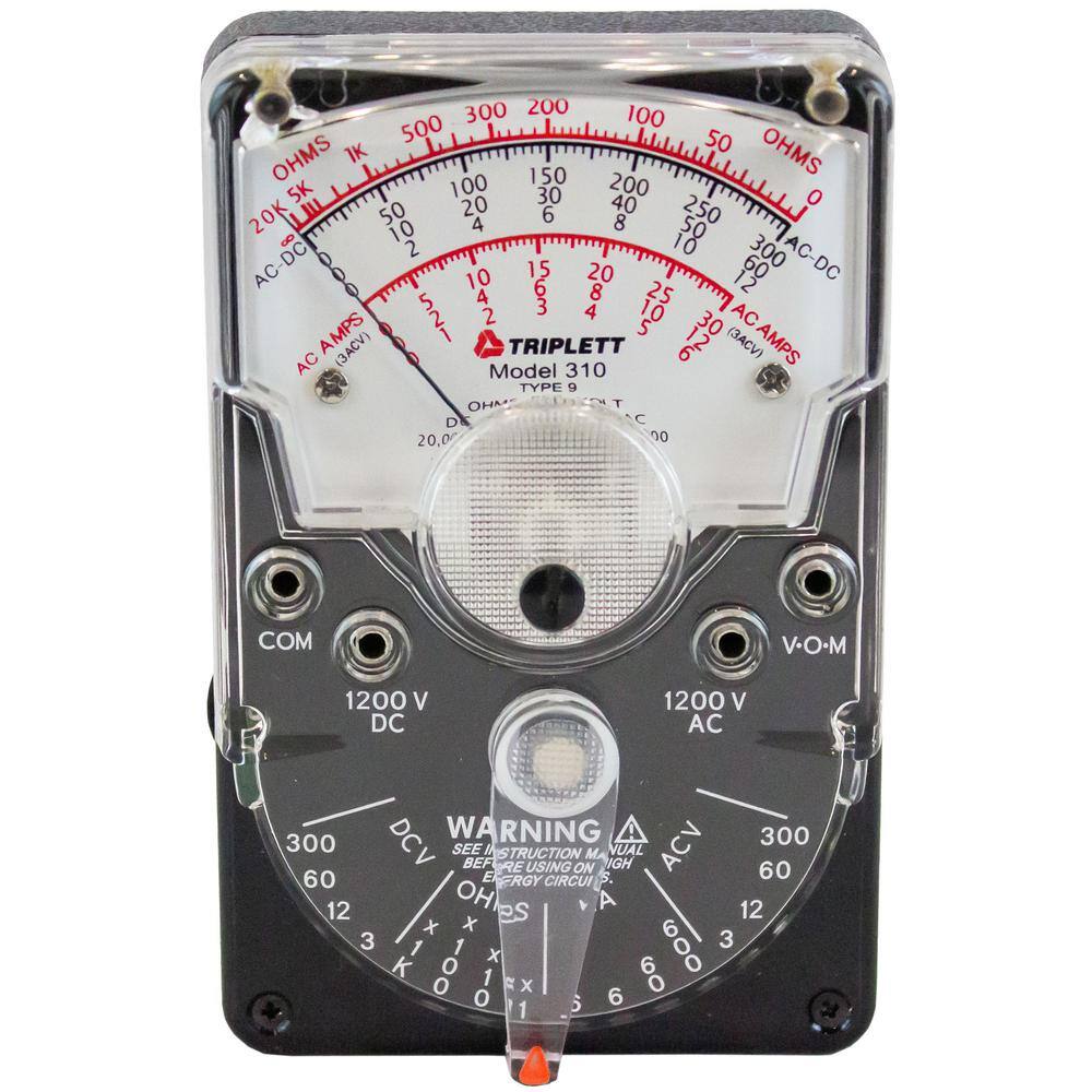 TRIPLETT Model 310 Analog Meter 3018