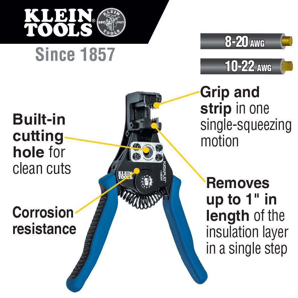 Klein Tools Katapult Wire Stripper/Cutter 11063W from Klein Tools