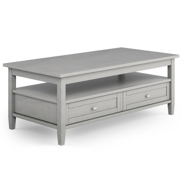 Norfolk Coffee Table Fog Gray Wyndenhall