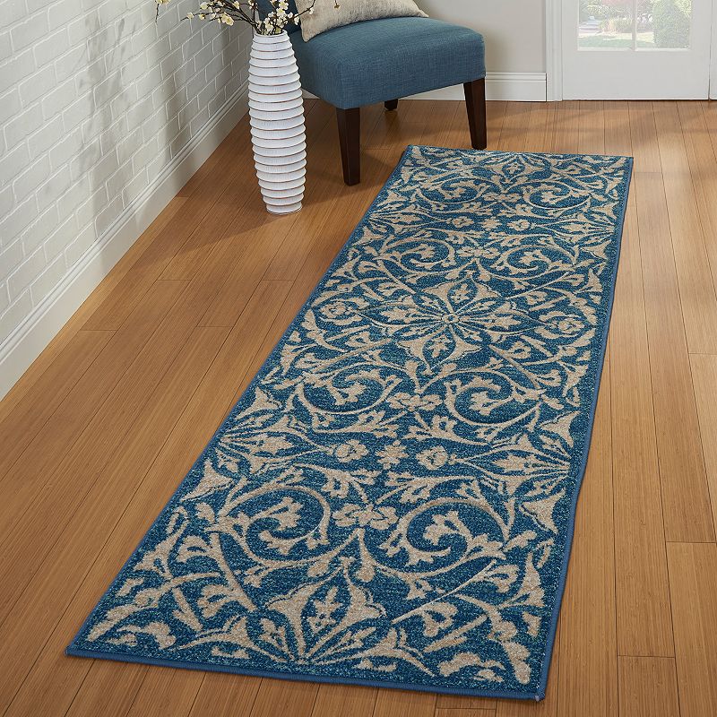 Avenue 33 Bravo Waite Blue Area Rug