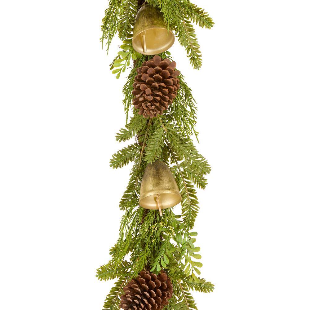  6 ft. Christmas Bells Pine Artificial Christmas Garland HH75-C220340N16-6G