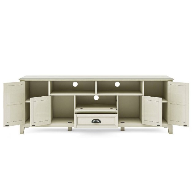 Portland Tv Stand For Tvs Up To 80 quot Antique White Wyndenhall