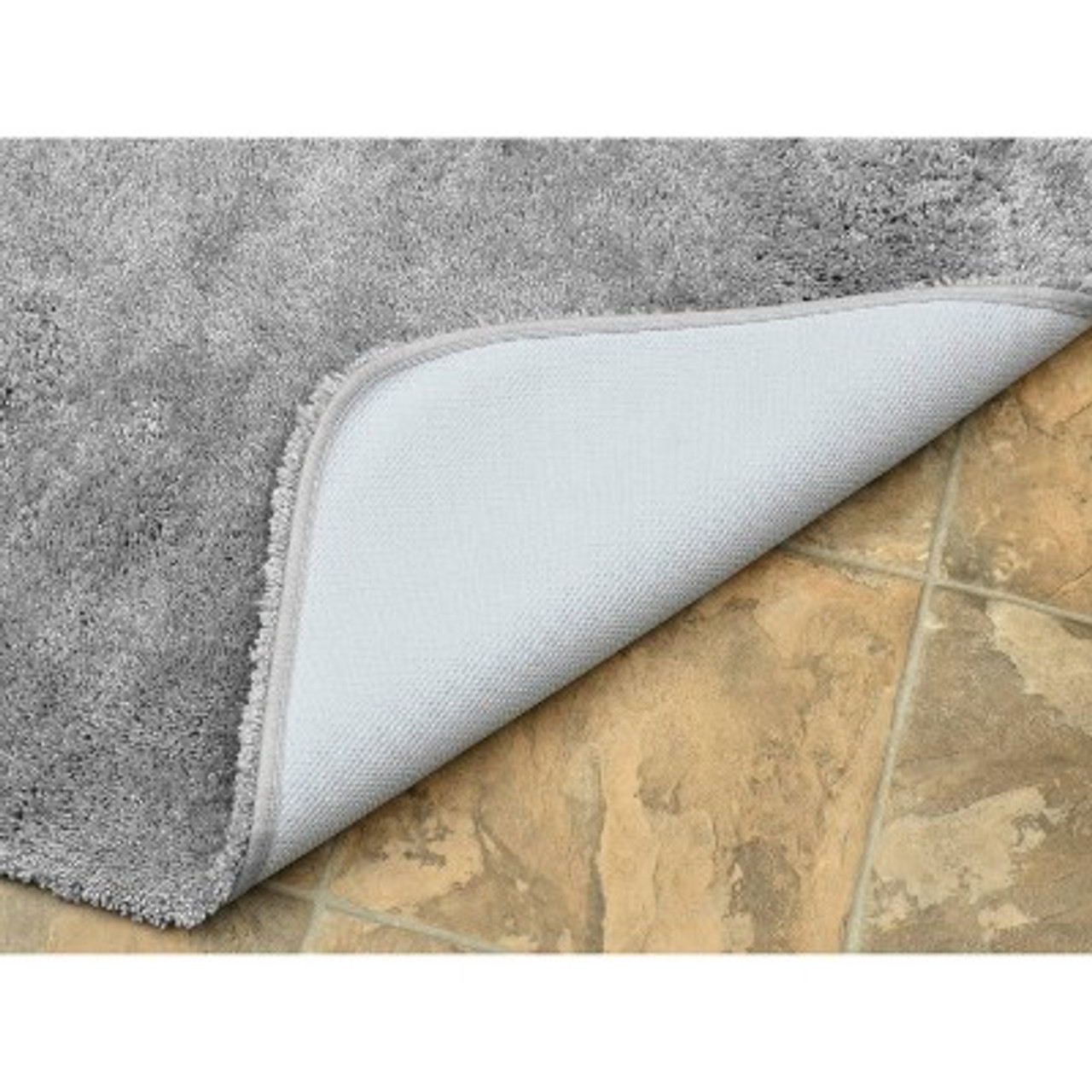 24x40 Finest Luxury Ultra Plush Washable Nylon Rug Platinum Gray - Garland