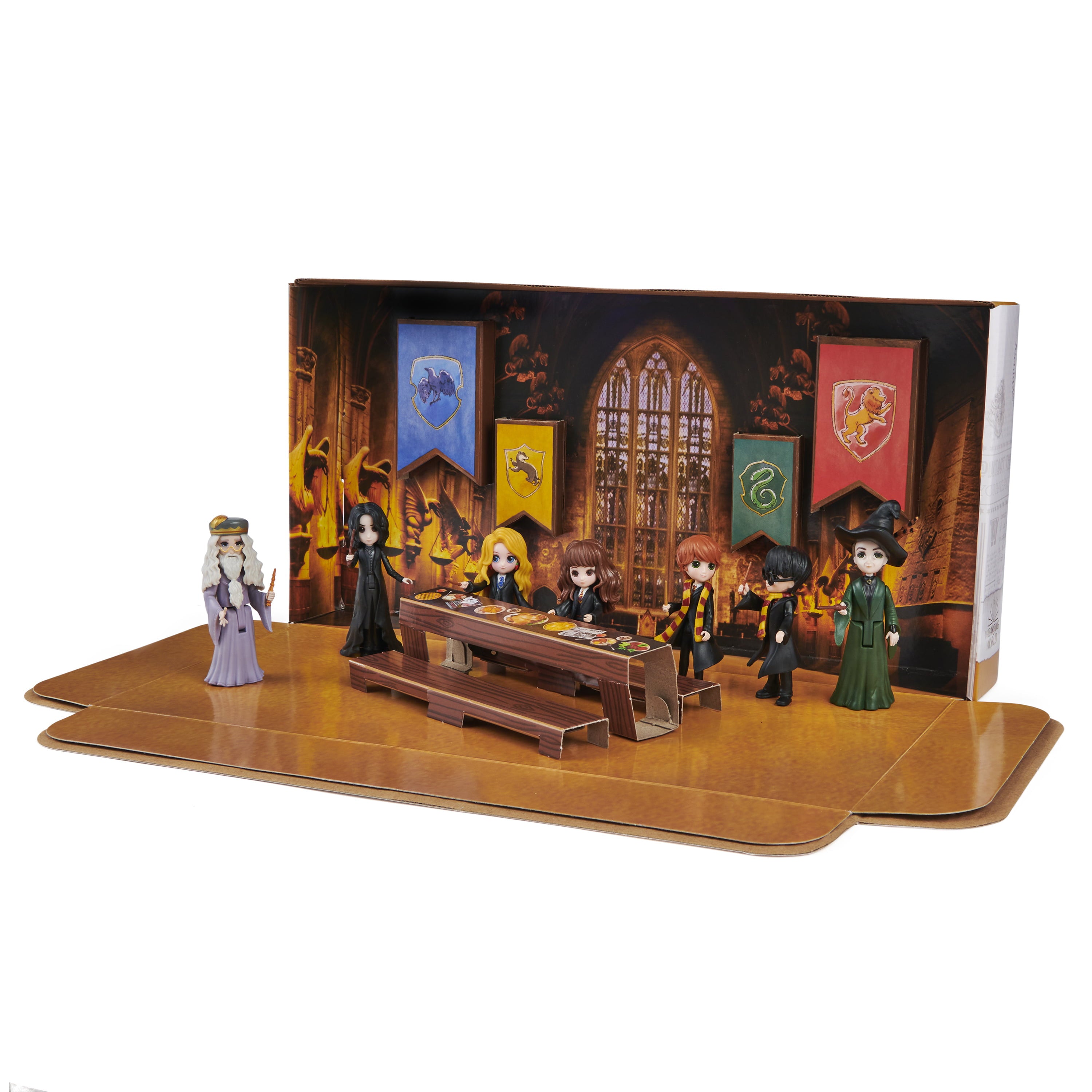 Wizarding World Harry Potter, Magical Minis Collector Set with 7 Collectible 3-inch Toy Figures, Kids Toys for Ages 5 and up