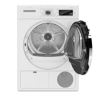 Bosch 800 Series 4 cu.ft. Ventless Compact Frontload Stackable Electric Dryer in White with Home Connect ENERGY STAR WTG865H4UC